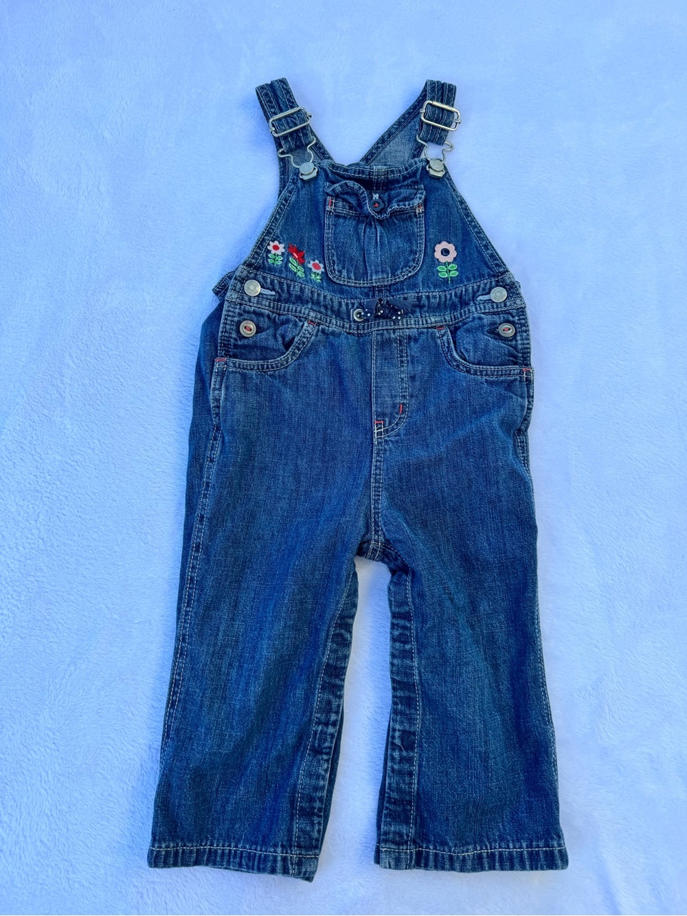 Y2K Baby Gap Embroidered Girls' Overalls